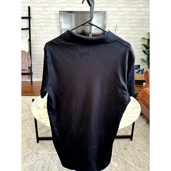 Polo Ralph Lauren Black The Iconic Mesh Polo Shirt Mens Size Medium - Picture 3 of 6